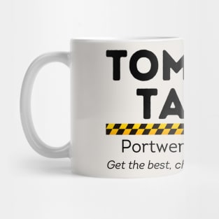 Doc Martin Tommy's Taxis Portwenn Port Isaac Cornwall Mug